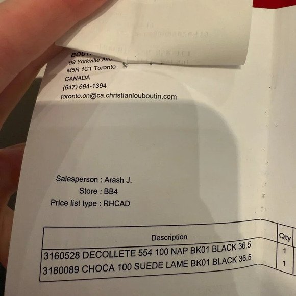 AUTHENTIC Black 100mm Choca  Suede Sandal, Christian Louboutin (Not for Bundle) - Picture 11 of 12